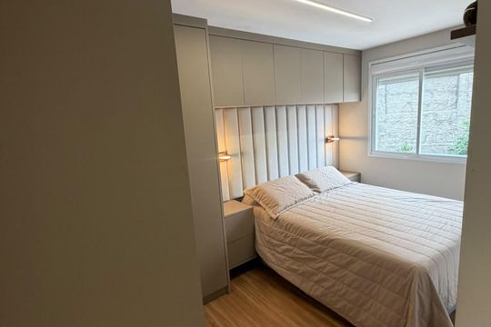 Quarto 1 de apartamento para alugar com 2 quartos, 56m² em Bonfim, Campinas