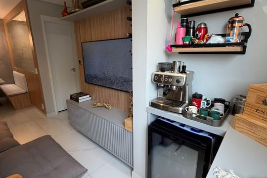 Sala de apartamento para alugar com 2 quartos, 56m² em Bonfim, Campinas