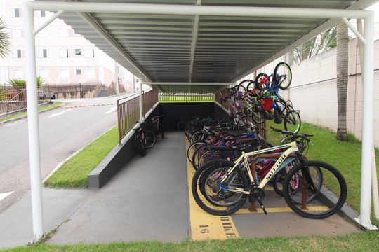 Área comum - Bicicletário de apartamento para alugar com 2 quartos, 45m² em Residencial Dom Bosco, São José dos Campos