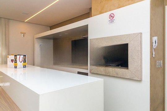Área comum de kitnet/studio para alugar com 1 quarto, 49m² em São João, Porto Alegre