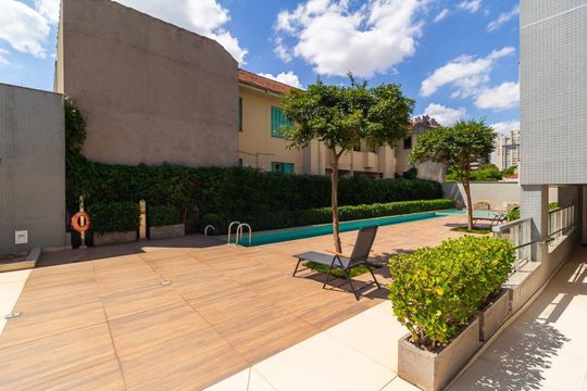 Área comum - Piscina de apartamento para alugar com 1 quarto, 49m² em São João, Porto Alegre