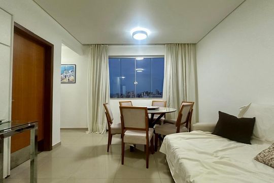sala de apartamento à venda com 3 quartos, 88m² em Barroca, Belo Horizonte