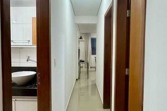 corredor de apartamento à venda com 3 quartos, 88m² em Barroca, Belo Horizonte