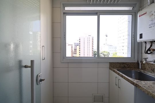 Lavanderia de apartamento à venda com 2 quartos, 74m² em Centro, Santo André