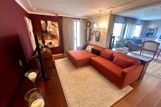 Sala de apartamento à venda com 4 quartos, 160m² em Santo Amaro, São Paulo