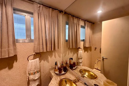 Banheiro 1 de apartamento à venda com 4 quartos, 160m² em Santo Amaro, São Paulo