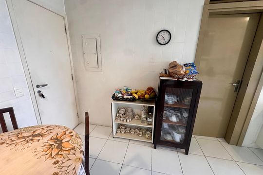 Cozinha de apartamento à venda com 4 quartos, 160m² em Santo Amaro, São Paulo