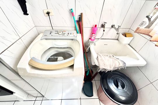 Área de Serviço de apartamento à venda com 2 quartos, 57m² em Jardim Artur Alvim, São Paulo
