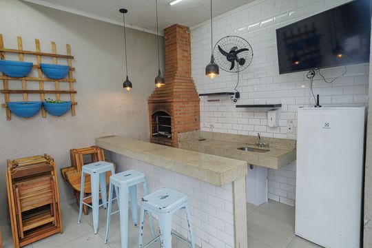 Área comum - Churrasqueira de apartamento à venda com 2 quartos, 45m² em Campo Grande, Rio de Janeiro
