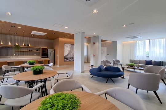 Área Comum - Lounge Bar de apartamento para alugar com 2 quartos, 40m² em Pinheiros, São Paulo