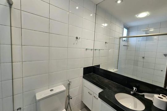 Banheiro Suíte de apartamento para alugar com 3 quartos, 90m² em Santo Antônio, Belo Horizonte