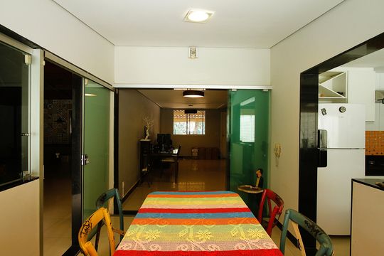 Sala de Jantar de casa de condomínio para alugar com 3 quartos, 186m² em Buritis, Belo Horizonte