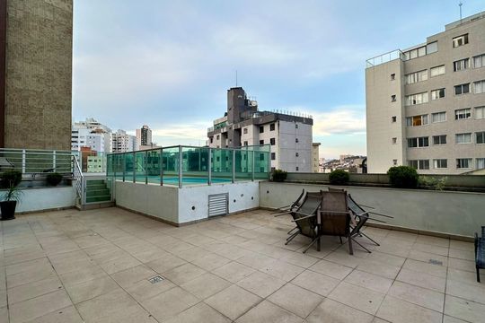 Área comum de apartamento à venda com 3 quartos, 106m² em Buritis, Belo Horizonte