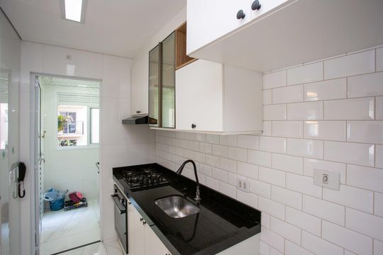 Cozinha de apartamento para alugar com 2 quartos, 55m² em Centro, Diadema