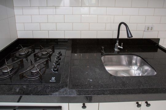 Cozinha de apartamento para alugar com 2 quartos, 55m² em Centro, Diadema