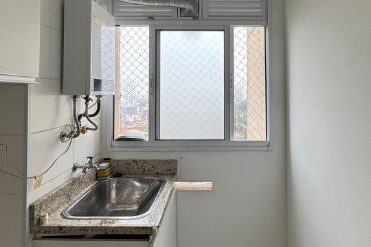 Área de Serviço de apartamento para alugar com 1 quarto, 42m² em Jardim Olavo Bilac, São Bernardo do Campo