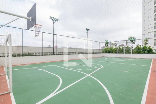 Área comum - Quadra  de apartamento para alugar com 1 quarto, 42m² em Jardim Olavo Bilac, São Bernardo do Campo