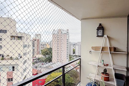 Varanda da Sala de apartamento à venda com 3 quartos, 119m² em Vila Mariana, São Paulo