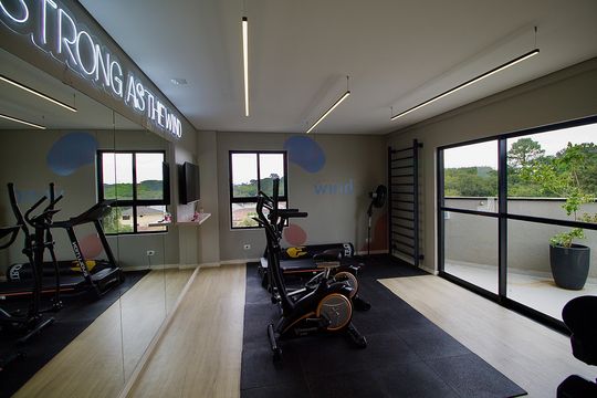 Área comum - Academia de apartamento para alugar com 3 quartos, 150m² em Santa Felicidade, Curitiba