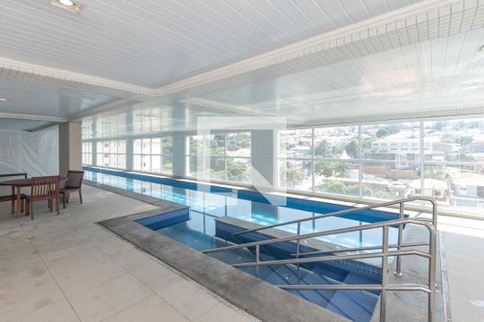 Piscina Coberta de kitnet/studio à venda com 1 quarto, 34m² em Campo Belo, São Paulo