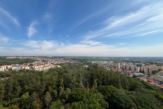 Vista da Sala de apartamento para alugar com 2 quartos, 66m² em Loteamento Parque São Martinho, Campinas