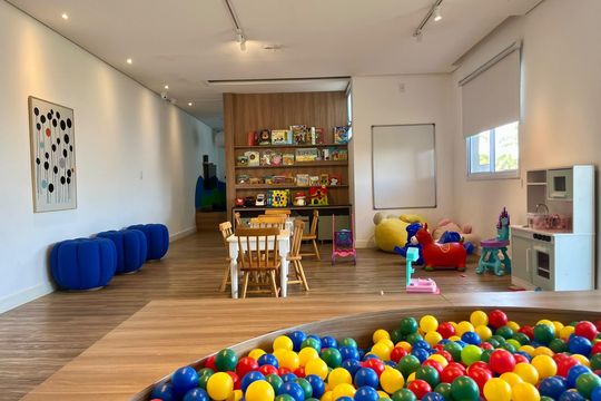 Área comum - Brinquedoteca de apartamento para alugar com 2 quartos, 66m² em Loteamento Parque São Martinho, Campinas