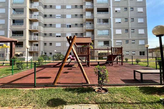 Área comum -Playground de apartamento para alugar com 2 quartos, 66m² em Loteamento Parque São Martinho, Campinas