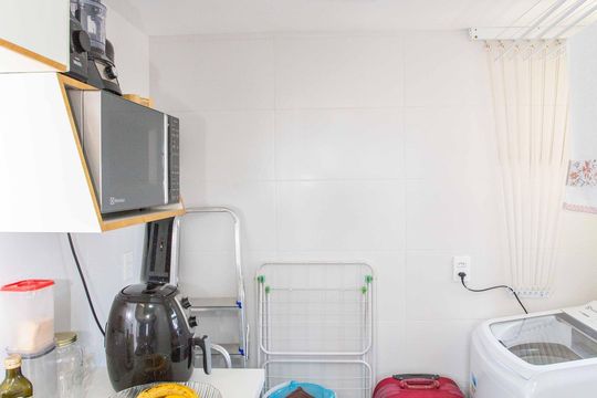 Área de Serviço de apartamento à venda com 2 quartos, 55m² em Piraporinha, Diadema