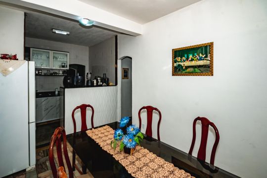 Sala de Jantar de casa à venda com 3 quartos, 435m² em São Cosme de Baixo, Belo Horizonte
