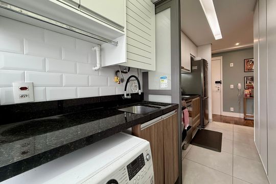 Área de Serviço de apartamento à venda com 2 quartos, 79m² em Santo Amaro, São Paulo