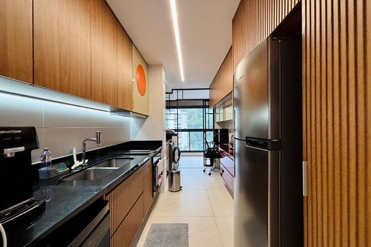 Cozinha de apartamento para alugar com 3 quartos, 119m² em Botafogo, Rio de Janeiro