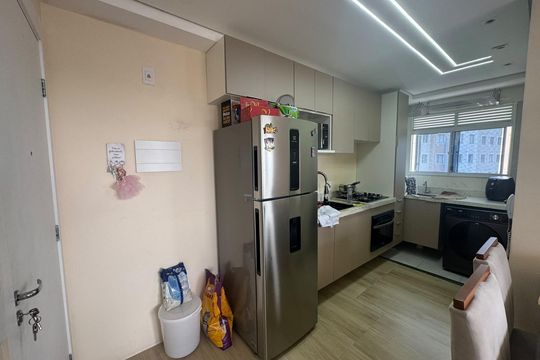 Cozinha de apartamento à venda com 2 quartos, 38m² em Tatuapé, São Paulo