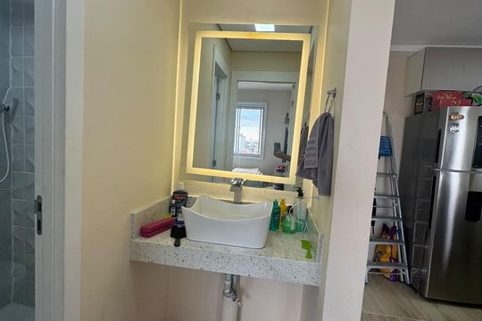 Banheiro de apartamento à venda com 2 quartos, 38m² em Tatuapé, São Paulo