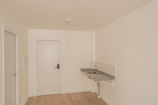 Cozinha de apartamento para alugar com 2 quartos, 61m² em Vila Clementino, São Paulo