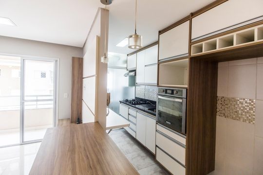 Cozinha de apartamento para alugar com 2 quartos, 71m² em Bethaville I, Barueri