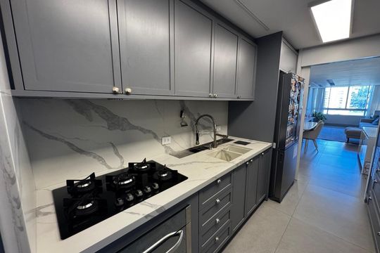 Cozinha de apartamento para alugar com 3 quartos, 128m² em Paraíso do Morumbi, São Paulo