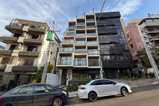 Fachada de kitnet/studio para alugar com 1 quarto, 30m² em Rio Branco, Porto Alegre