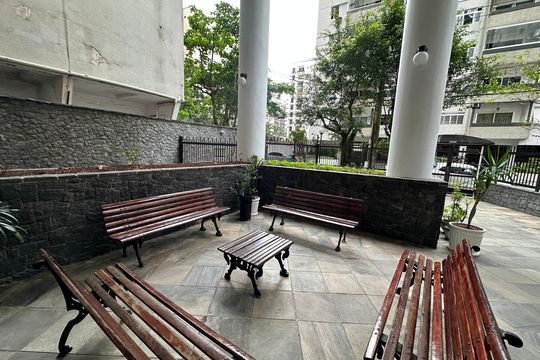 Área comum de apartamento para alugar com 1 quarto, 50m² em Itararé, São Vicente