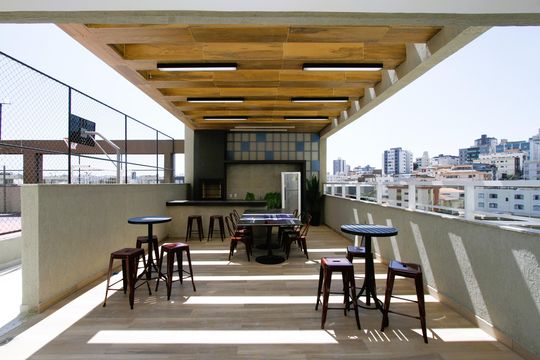 Área comum de kitnet/studio à venda com 1 quarto, 24m² em Nova Suíça, Belo Horizonte