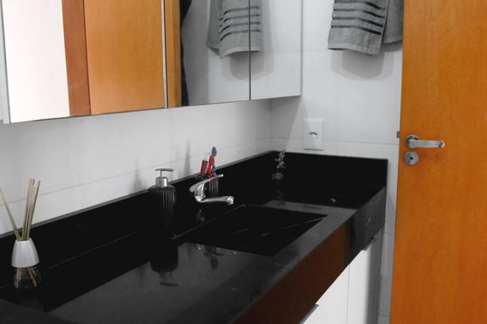 Banheiro da Suíte 1 de casa à venda com 3 quartos, 127m² em Jardim Satelite, São Paulo