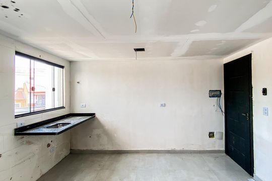Sala /cozinha  de apartamento para alugar com 2 quartos, 39m² em Jardim Nordeste, São Paulo