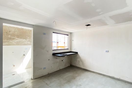 Sala /cozinha  de apartamento para alugar com 2 quartos, 39m² em Jardim Nordeste, São Paulo