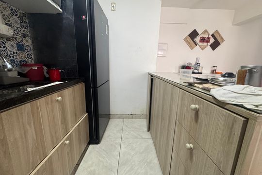 Cozinha de apartamento à venda com 2 quartos, 56m² em Padroeira, Osasco
