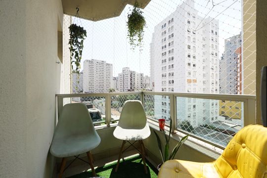 Varanda de apartamento para alugar com 1 quarto, 54m² em Vila Mariana, São Paulo