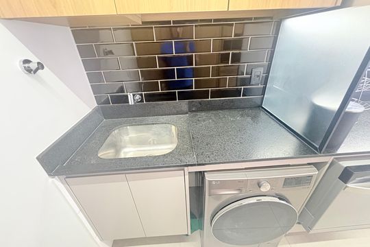 Área de serviço de apartamento à venda com 2 quartos, 87m² em Setor Bueno, Goiânia