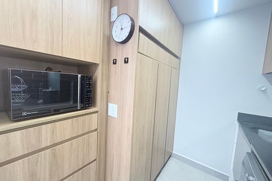 Cozinha de apartamento à venda com 2 quartos, 87m² em Setor Bueno, Goiânia