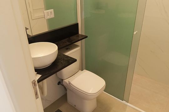 Banheiro  de apartamento para alugar com 3 quartos, 96m² em Vila Adyana, São José dos Campos