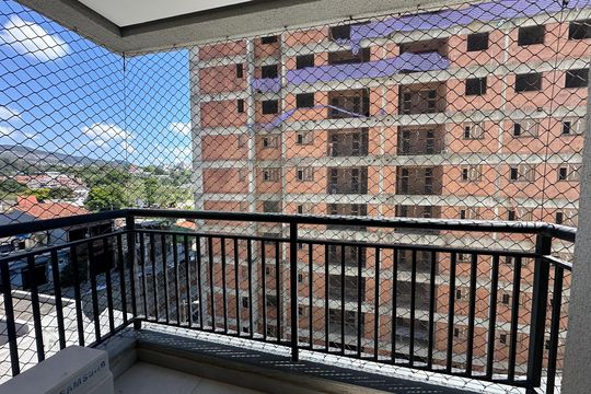 Varanda da Sala de apartamento à venda com 2 quartos, 56m² em Vila Sao Luiz (valparaizo), Barueri