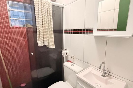 Banheiro Social de casa à venda com 2 quartos, 52m² em Jardim America Ii, Várzea Paulista