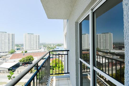 Varanda da Sala de apartamento à venda com 1 quarto, 40m² em Centro, Guarulhos